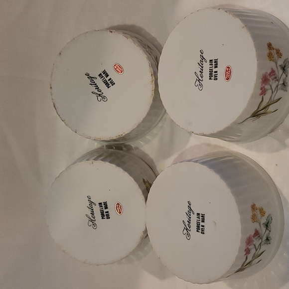 Vintage Heritage Porcelain Ovenware Ramkins - Picture 5 of 5